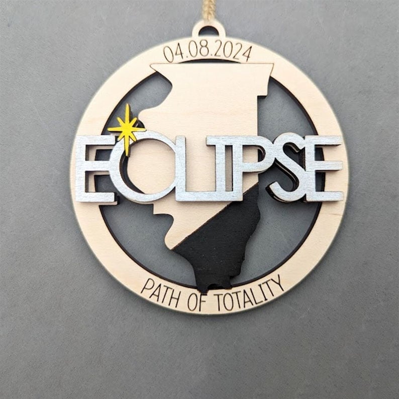 Solar Eclipse 2024 Ornament