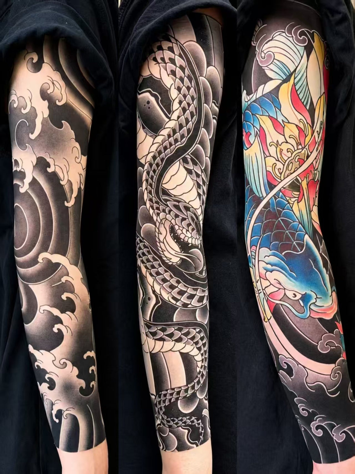 🖤 UV Protection Tattoo Arm Sleeves for a Cool Streetwear Look 🔥
