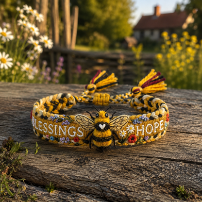 🌼Blessings & Hope 🐝2026 Limited Edition Handmade Honey Bee Woven Bracelet