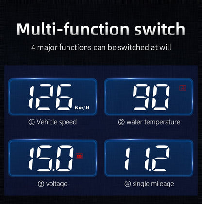 🎁2026 New Year Hot Sale: HALF PRICE -OBD2 HUD Car Head Up Display Projector Speedometer