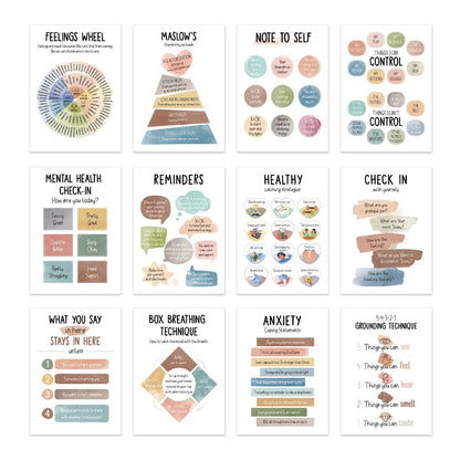 🔥Last Day 49% OFF❤️12 Pcs Calming Corner Posters