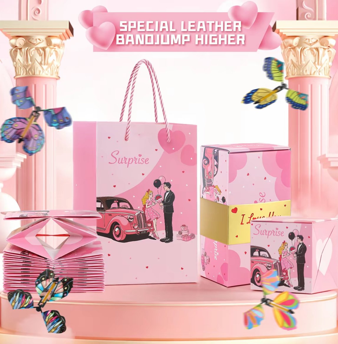 🎁 Valentine’s Day Surprise Explosion Gift Box