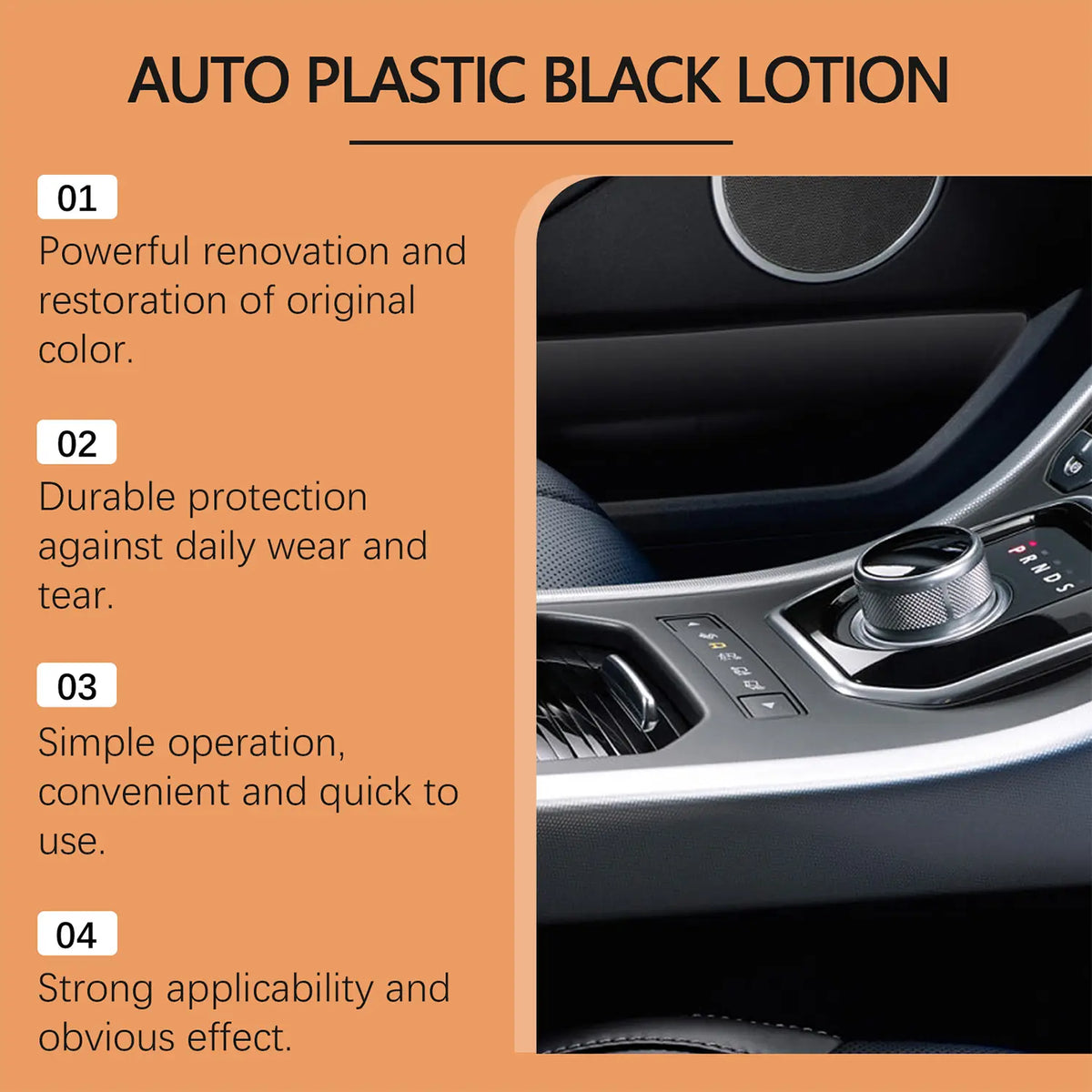 🚗 Car Plastic Restorer | Bring Faded Trim Back to Black