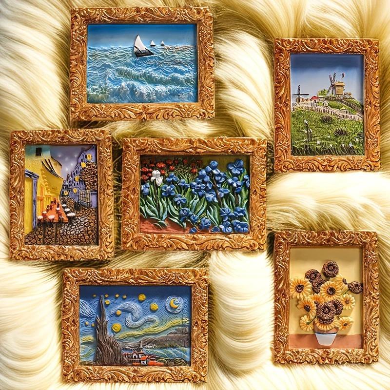 🔥Last Day 💖Van Gogh Inspired Fridge Magnet Set