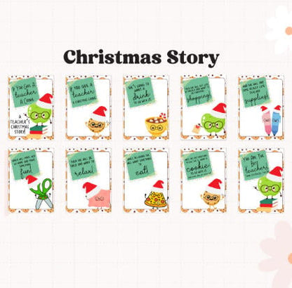 🔥LAST DAY 50% OFF-🎄Christmas card book-👩‍🏫If You Give a Teacher A Cookie Book📚