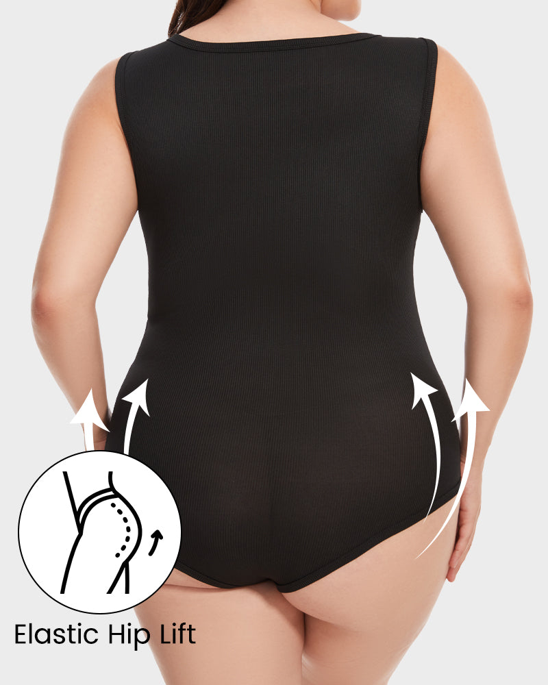 Sleeveless Tummy Control Tank Tops Bodysuits