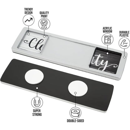 Clean Dirty Dishwasher Magnet Indicator Sign ✨