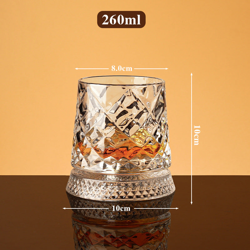 🥛💎New Year Hot Sale 49% OFF✨🔥360° Rotating Whiskey Glass Tumbler