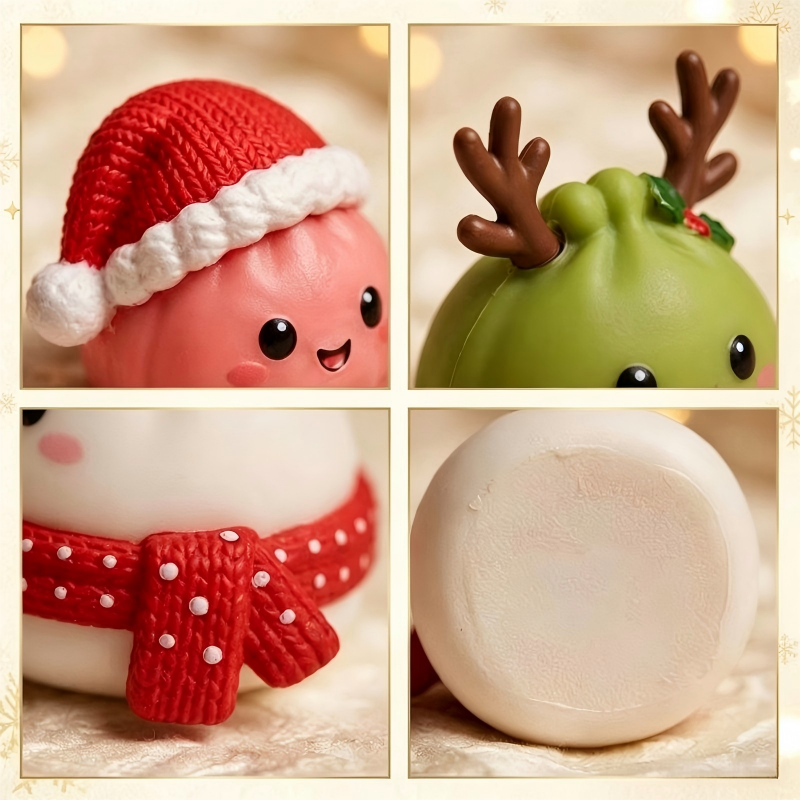 New Christmas Dumpling Squishy Advent Calendar – 24 Surprise Toys