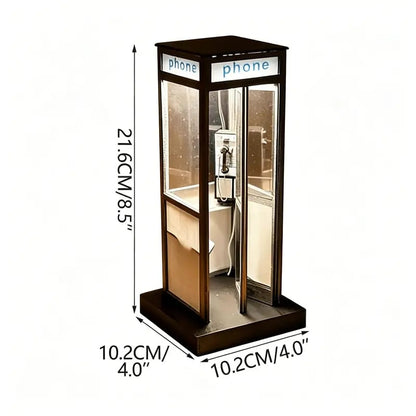 💡Retro-Style Telephone Booth Decorative Lamp