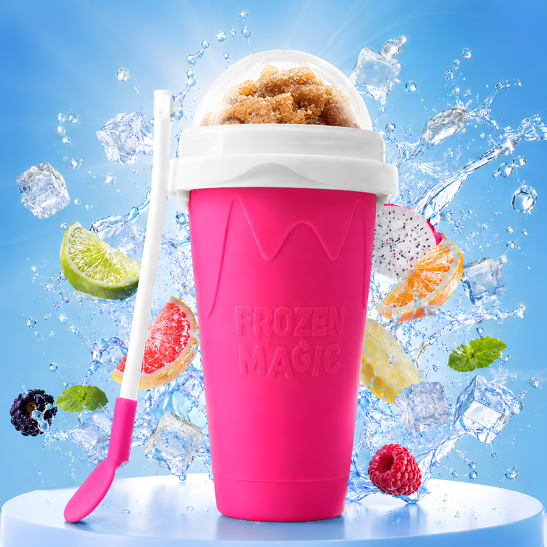 🔥 Magic Slushy Maker Cup ✨ Turn Any Drink Into A Slushie In Minutes