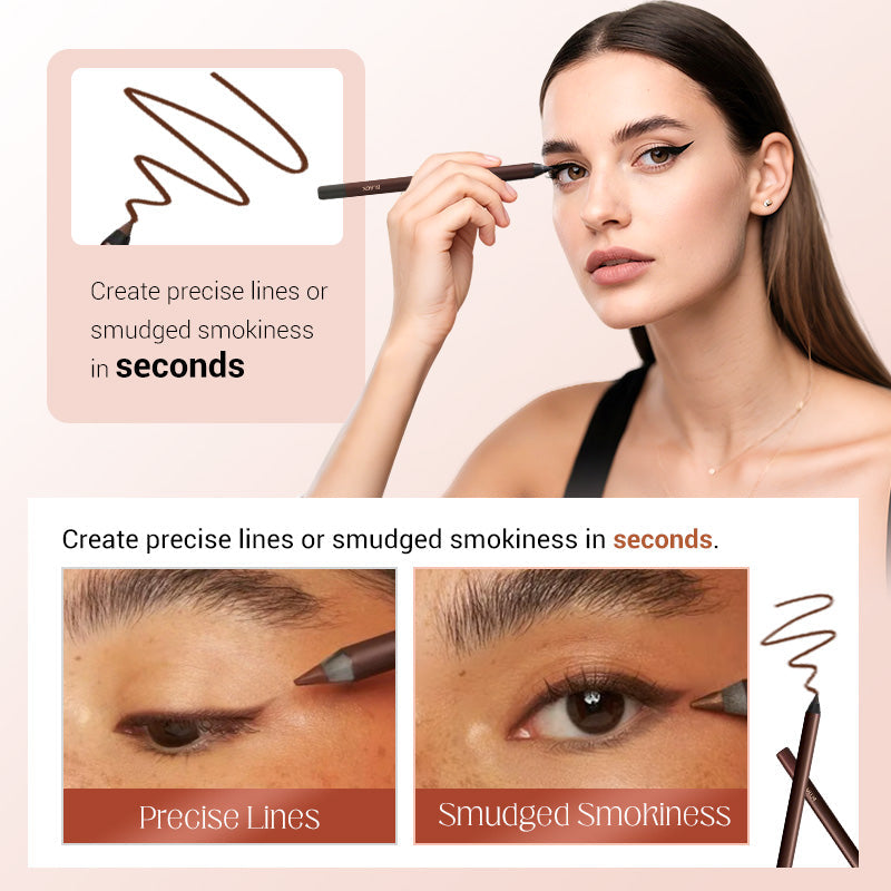 🔥24HR Waterproof Eyeliner — Day to Night Wear