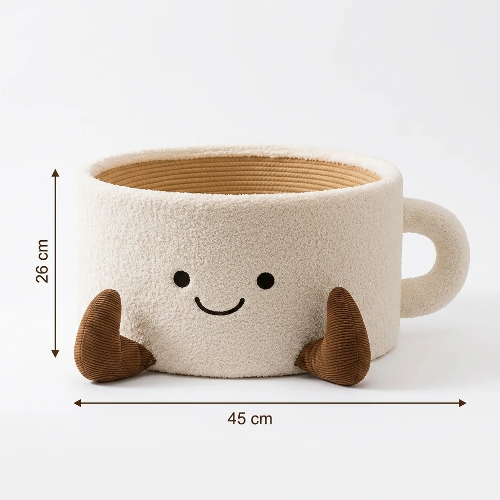🐾Cute Coffee Mug Shaped Pet Bed For Dogs & Cats