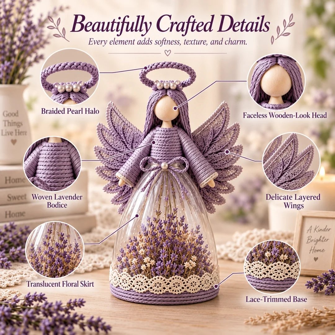 🎁Lighted Floral Angel Figurine