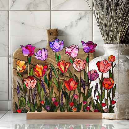 🌷🌼2024 NEW - 🌻🌺Painted Colorful Flower Pattern Decor