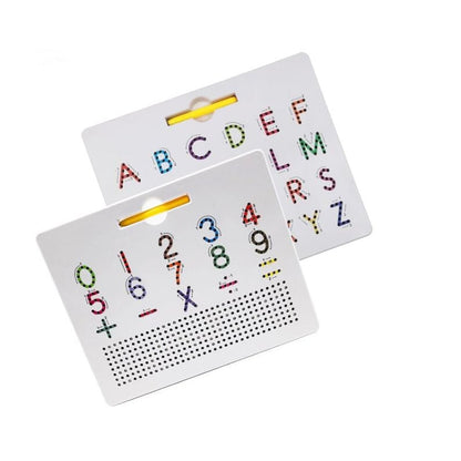 🔥LAST DAY 49% OFF - 2-in-1 Double Sided Magnetic Alphabet Edition