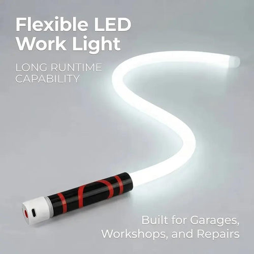 Bendable LED Flashlight Stick – 27" Flexible Rechargeable Waterproof LED Work Light, High Lumen Hands-Free Inspection Light for Car Repair, Under Hood, Garage, Mechanic, DIY, Party, Camping & Emergency Roadside