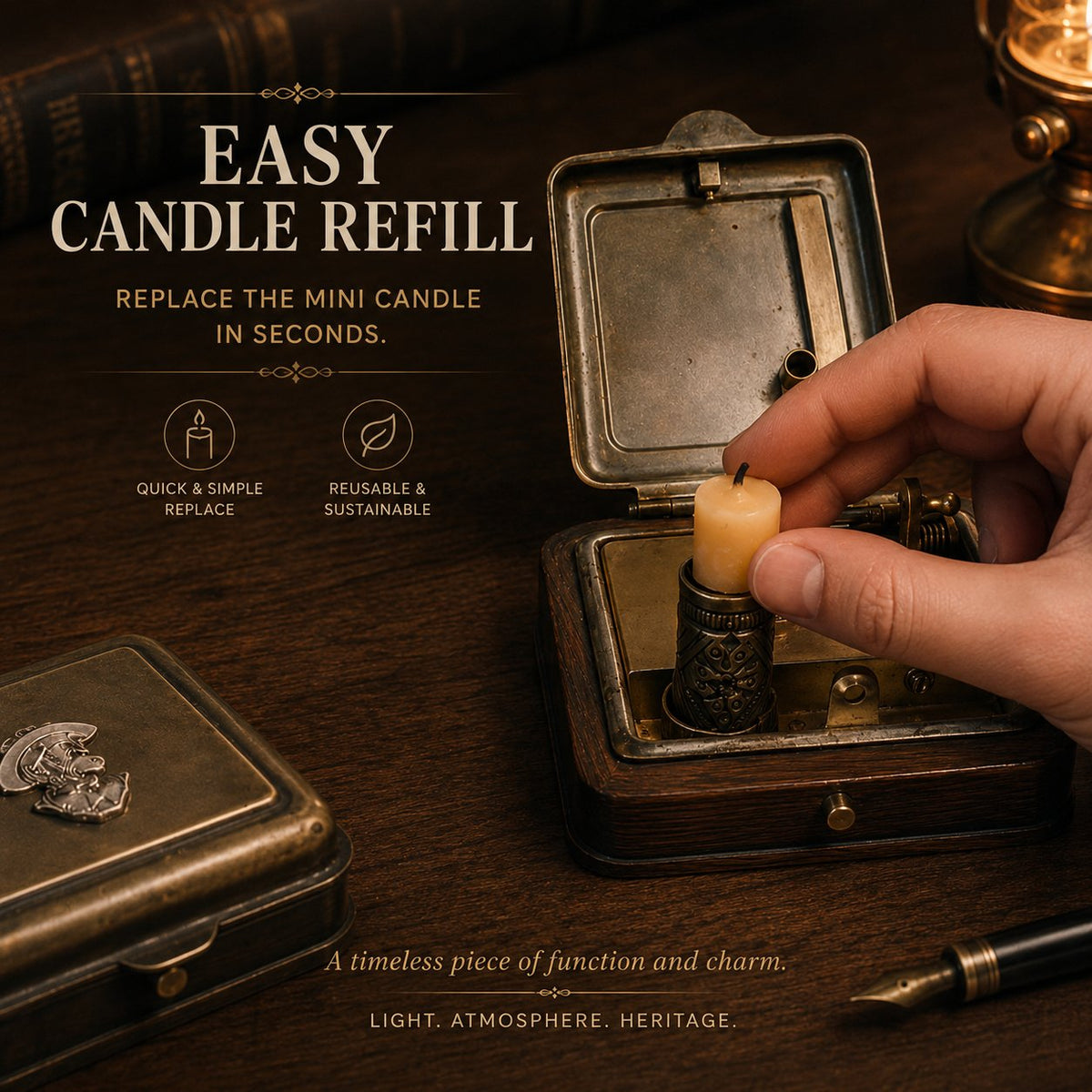 🔥LAST DAY 50% OFF - ✨19th Pocket Candle Box