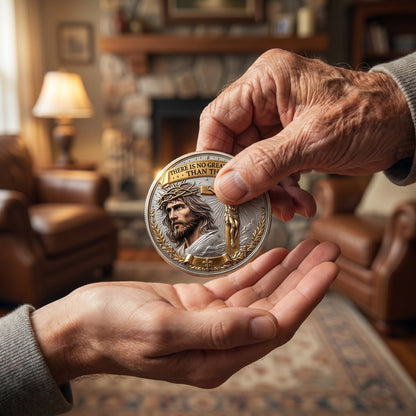 ❤️Hot Sale 50% OFF - ✝️“No Greater Love” Resurrection Commemorative Coin