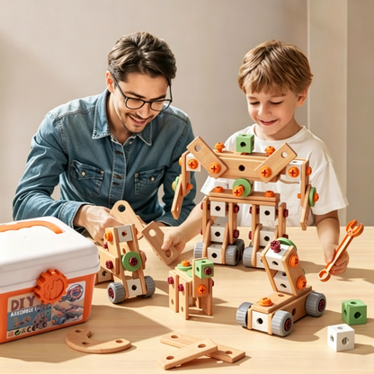 Kids' Electric Drill Screw Building Set