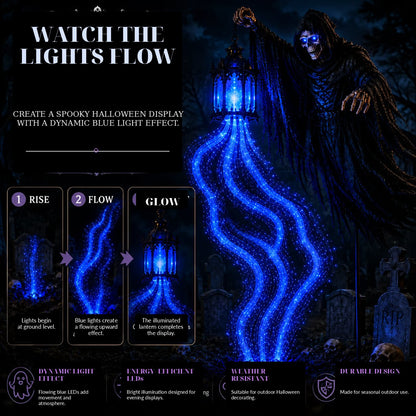 🔥🔥💀Halloween Grim Reaper's Haunting Lamp
