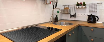 500°F/220°C Heat-Resistant Silicone Stove Cover Mat & Utensils