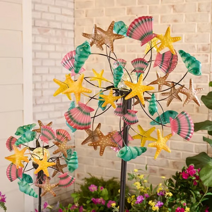 🌸🌬️🎡 Solar-Powered Wind Spinner for Garden