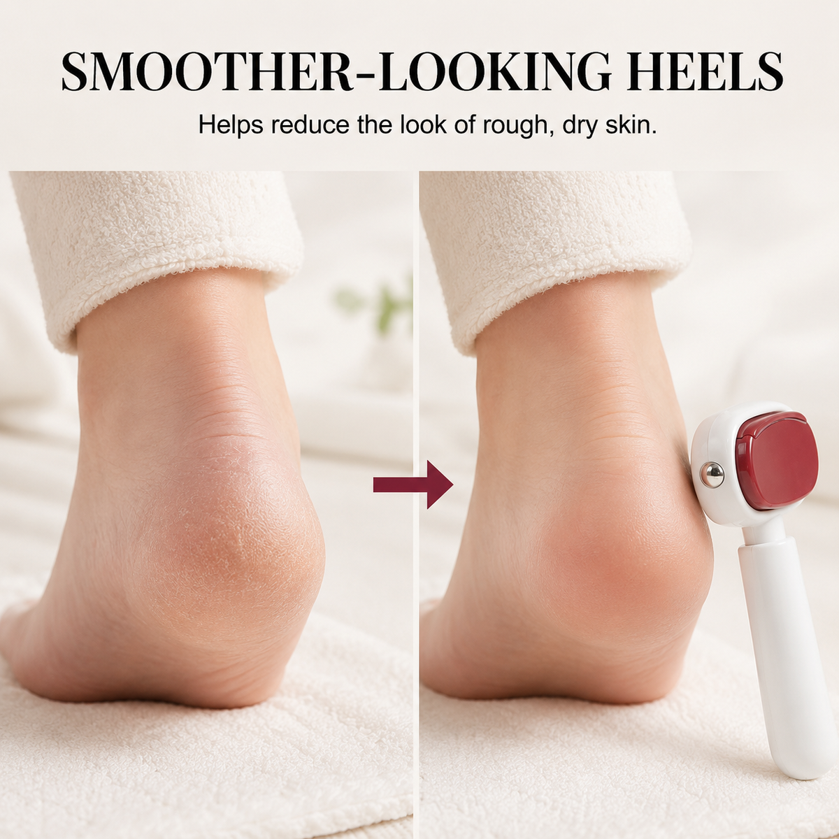 Dual‐Sided Foot Callus Remover, Replaceable Stainless Steel Blade Foot Scraper 🦶