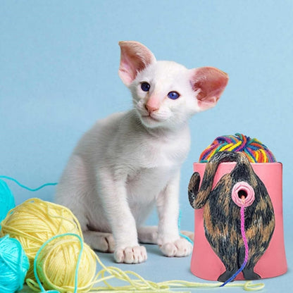 Cat Butt Yarn Bowl🎁(with 5PCS Knitting Needles)