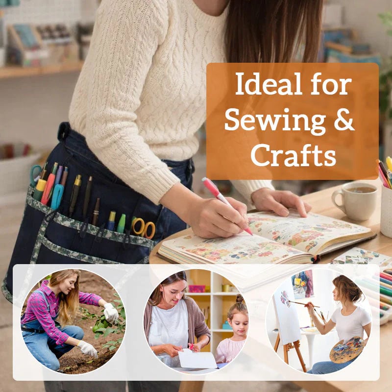 All-in-One Sewing Organizer Belt —— Hands-Free Waist Tool Belt for Sewing, Crafts & DIY