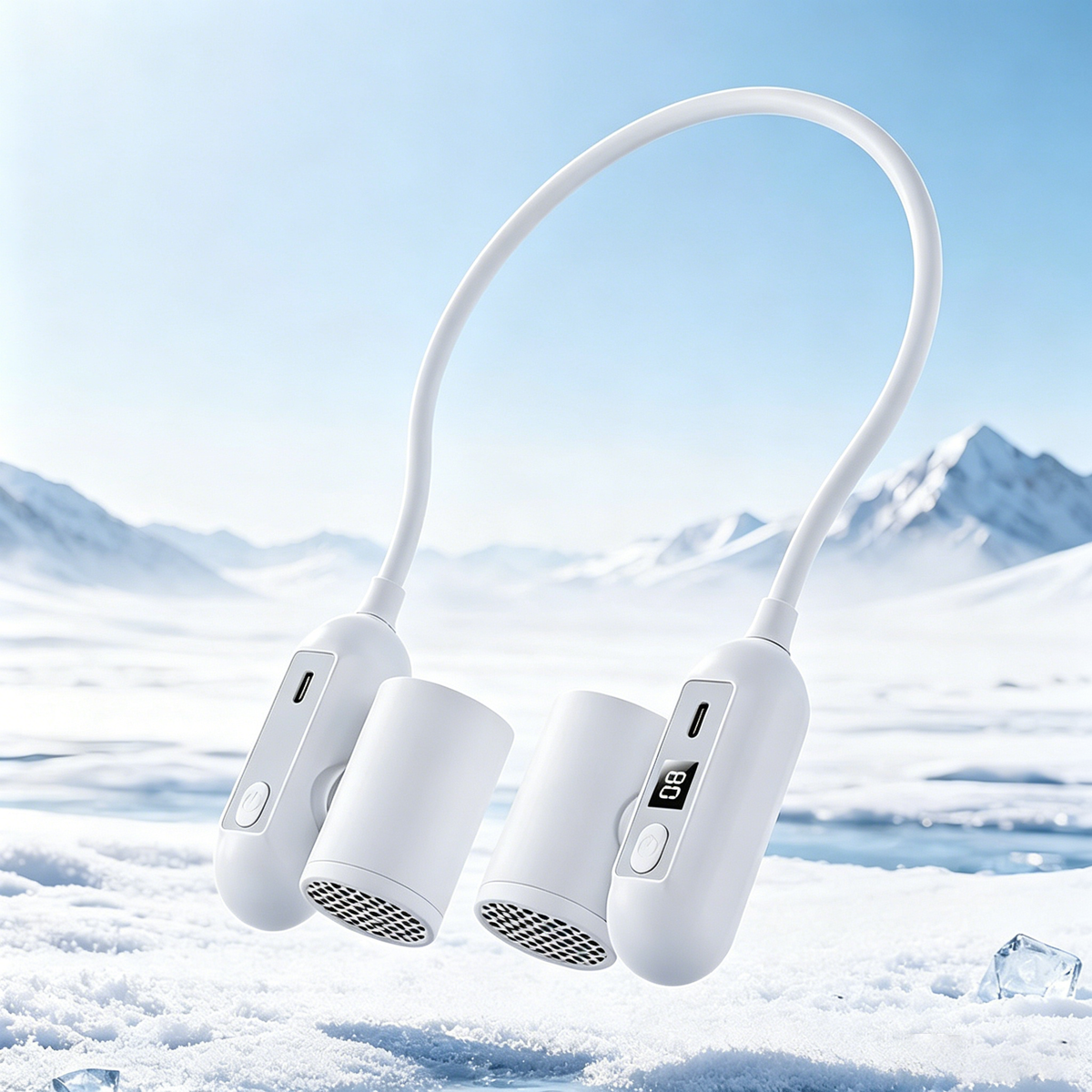 360° Freely Bendable Adjustment 🧴Dual Cooling Fan