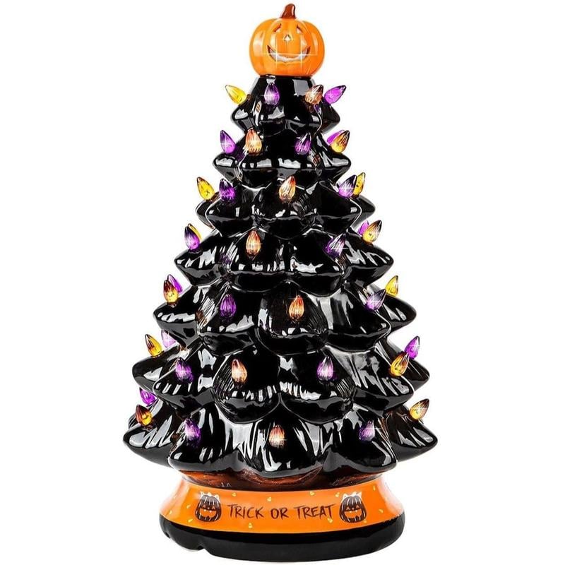 🔥Last 48 hours 57% off -🎄🎃 Halloween Ceramic Christmas Tree ✨