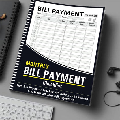 🔥Bill Tracker Notebook🎁