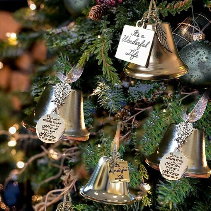 🔥Last Day Sale 49% OFF🎁Memorial Ornaments Angel Wings Bell