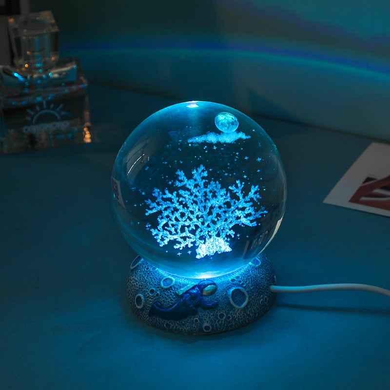 🔥Last 4 hours Sale: Save 50% -Ocean Animal Crystal Ball Night Light
