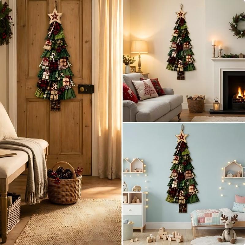 DIY Christmas Tree Door Hanger Craft Kit
