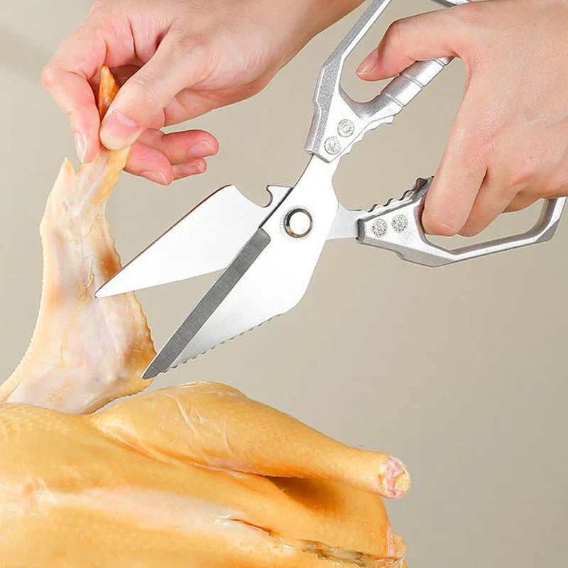 ✂️! 🔥 Heavy-Duty Kitchen Scissors - Multi-Function & Dishwasher Safe, Perfect for Poultry, Herbs and Daily Use 🍗✨