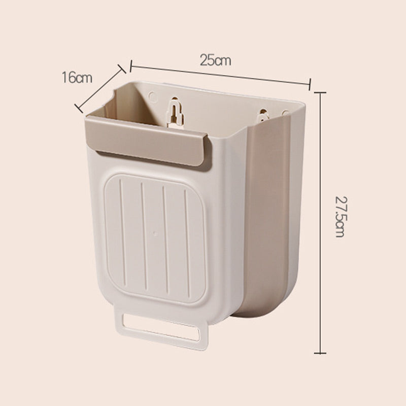 Multipurpose Hanging Collapsible Trash Can for Kitchen