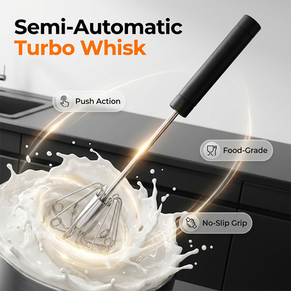 🥚! 🔥 Stainless Steel Semi-Automatic Hand Egg Beater – Fast & durable – Perfect for eggs, batter or cream – smooth whisking without effort 🍳