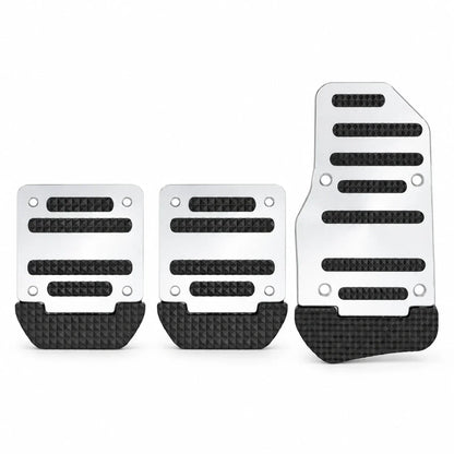 Car Pedal Covers, Aluminum Alloy Sets for Automatic & Manual Vehicles