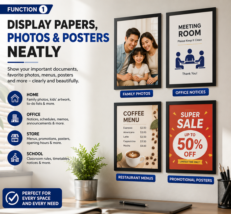 Magnetic Picture Frame Photo-3pcs