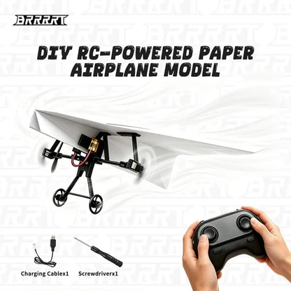 🔥Last Day 49% OFF - 🛩️ RC Paper Airplane Kit with Gyro Stabilizer ⚡