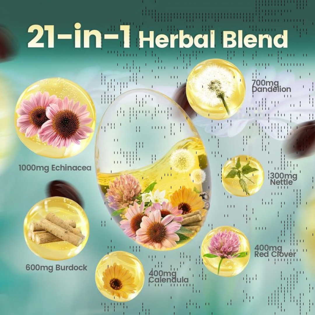 Stycove Lymphatic Drainage — 21-in-1 Advanced Botanical Formula