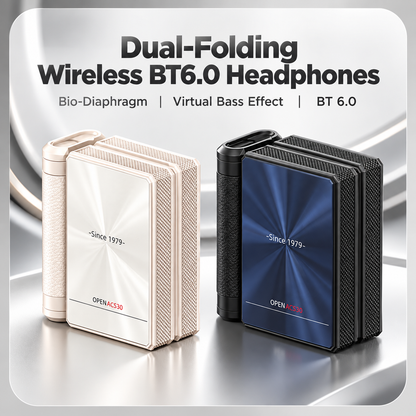 🔥Ear Buds  - Headphones Bluetooth with Dual-Fold Design