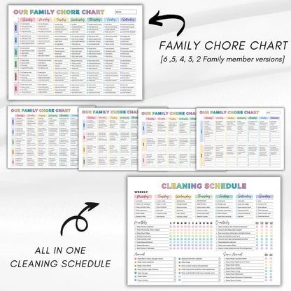 🔥LAST DAY 50% OFF📚ADHD cleaning planner bundle