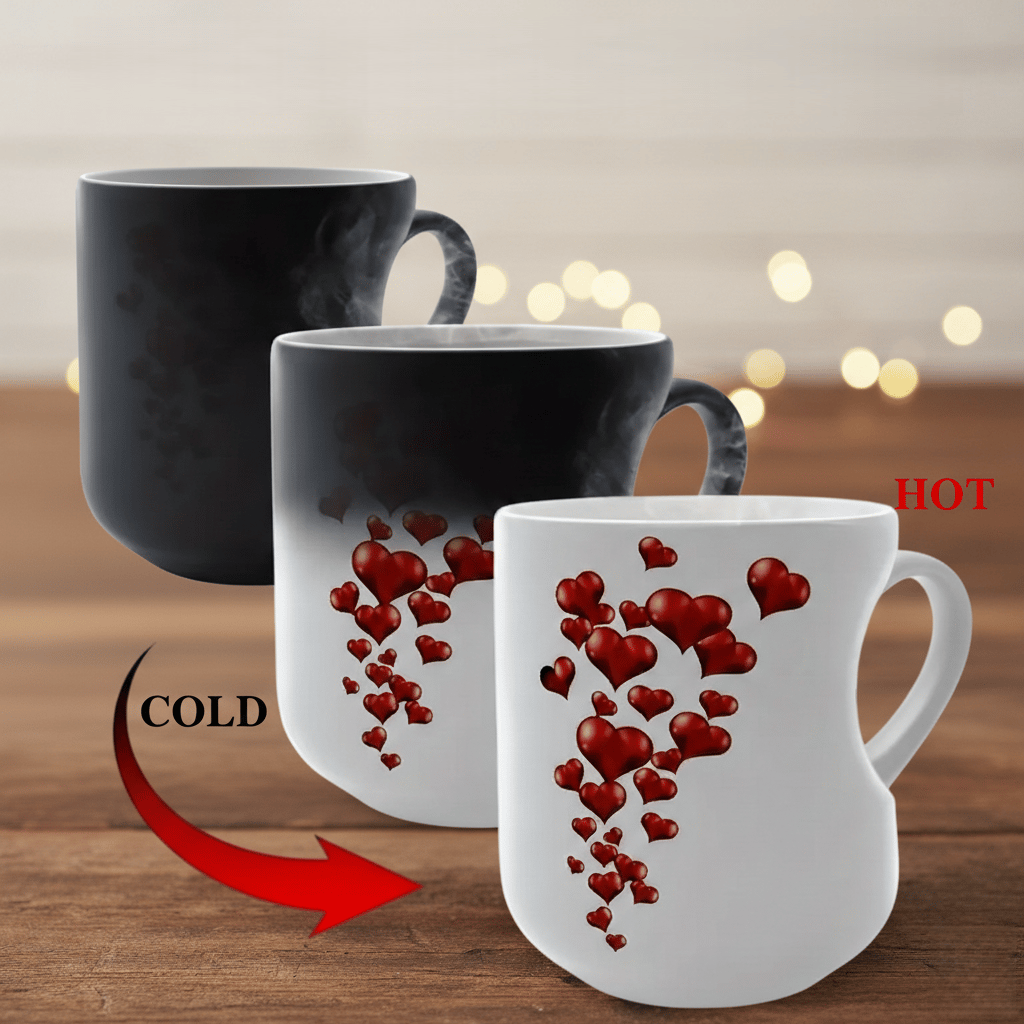 💘 The Ultimate Valentine’s Day Surprise: Magic Love Reveal Mug