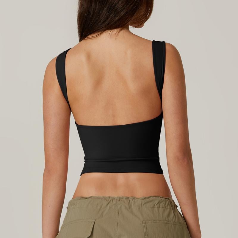 ⏰LAST DAY 50% OFF🔥Women's Sexy Open Back Sleeveless Crop Tank