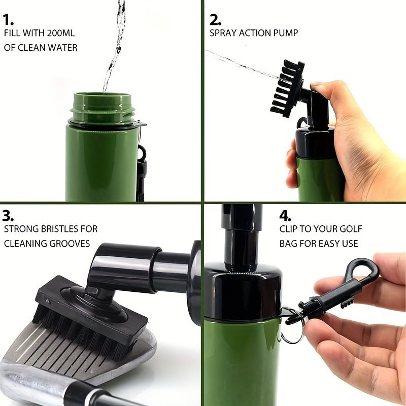 🔥New Product Hot Sale 50%OFF⛳Golf club water jet cleaning brush🏌‍♂