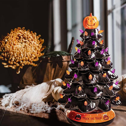 🔥Last 48 hours 57% off -🎄🎃 Halloween Ceramic Christmas Tree ✨
