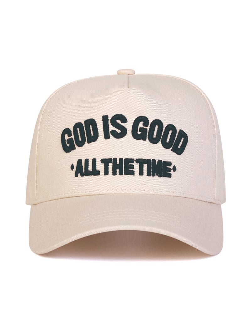 ✝️GOD IS GOOD ALL THE TIME Embroidered Trucker Hat